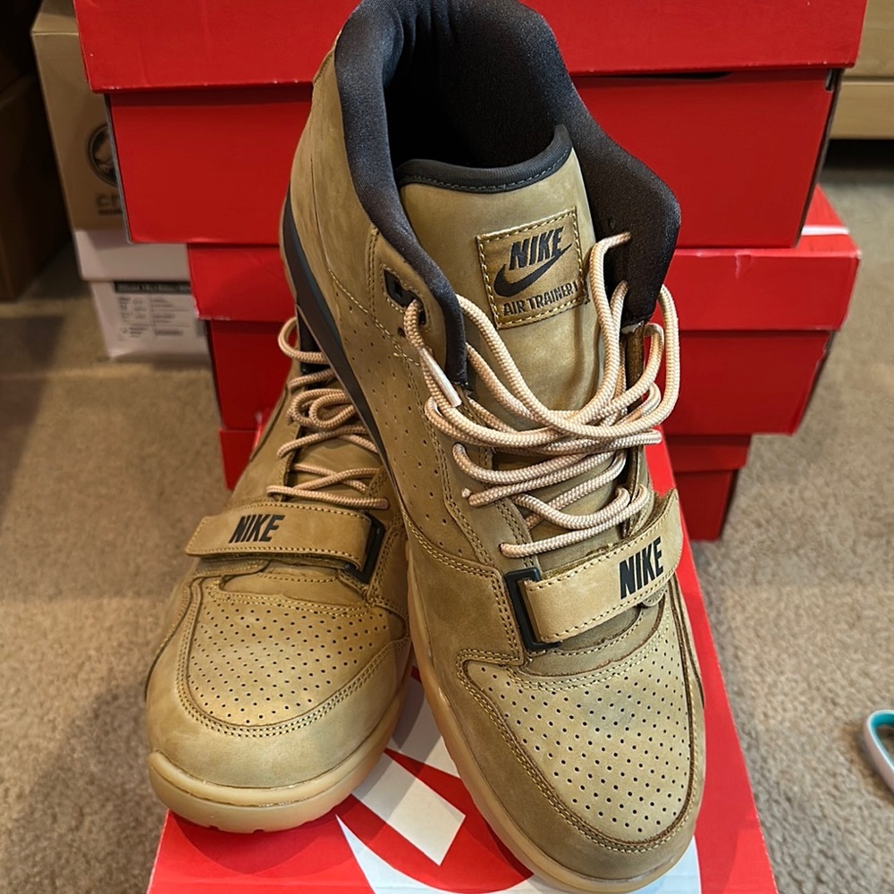 Nike Air Trainer Sneakers in Brown